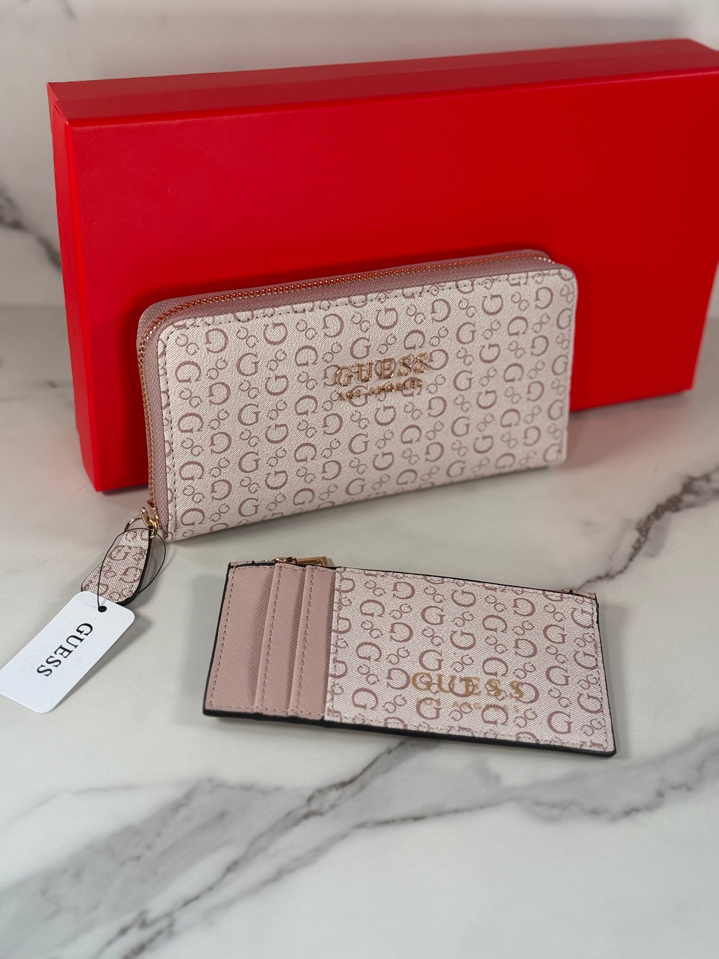 Billetera + Tarjetero Guess