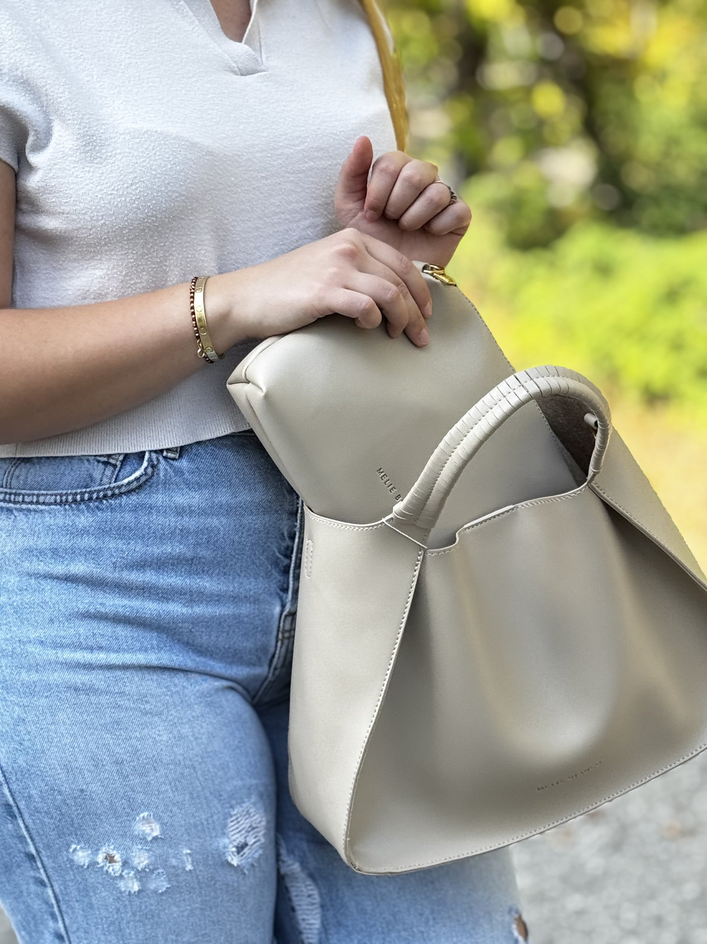 Cartera Melie Bianco