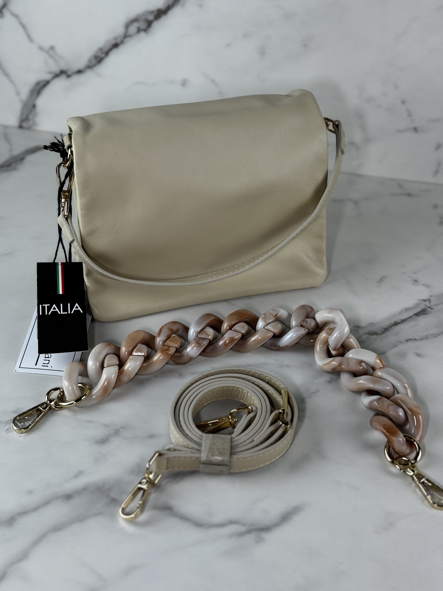 Shoulder Bag Italiano Cuero