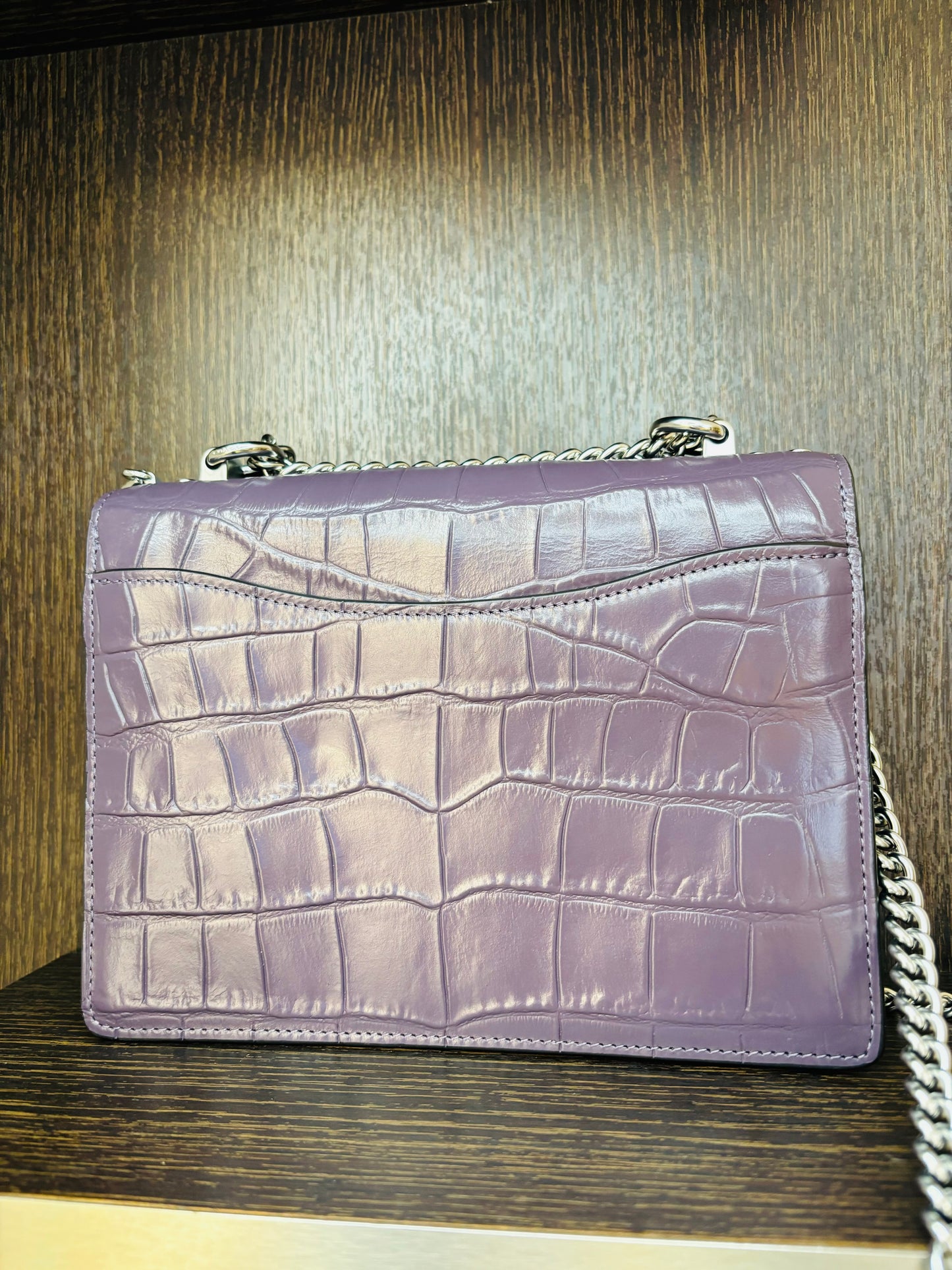 Croc Embossed Klare Crossbody Coach