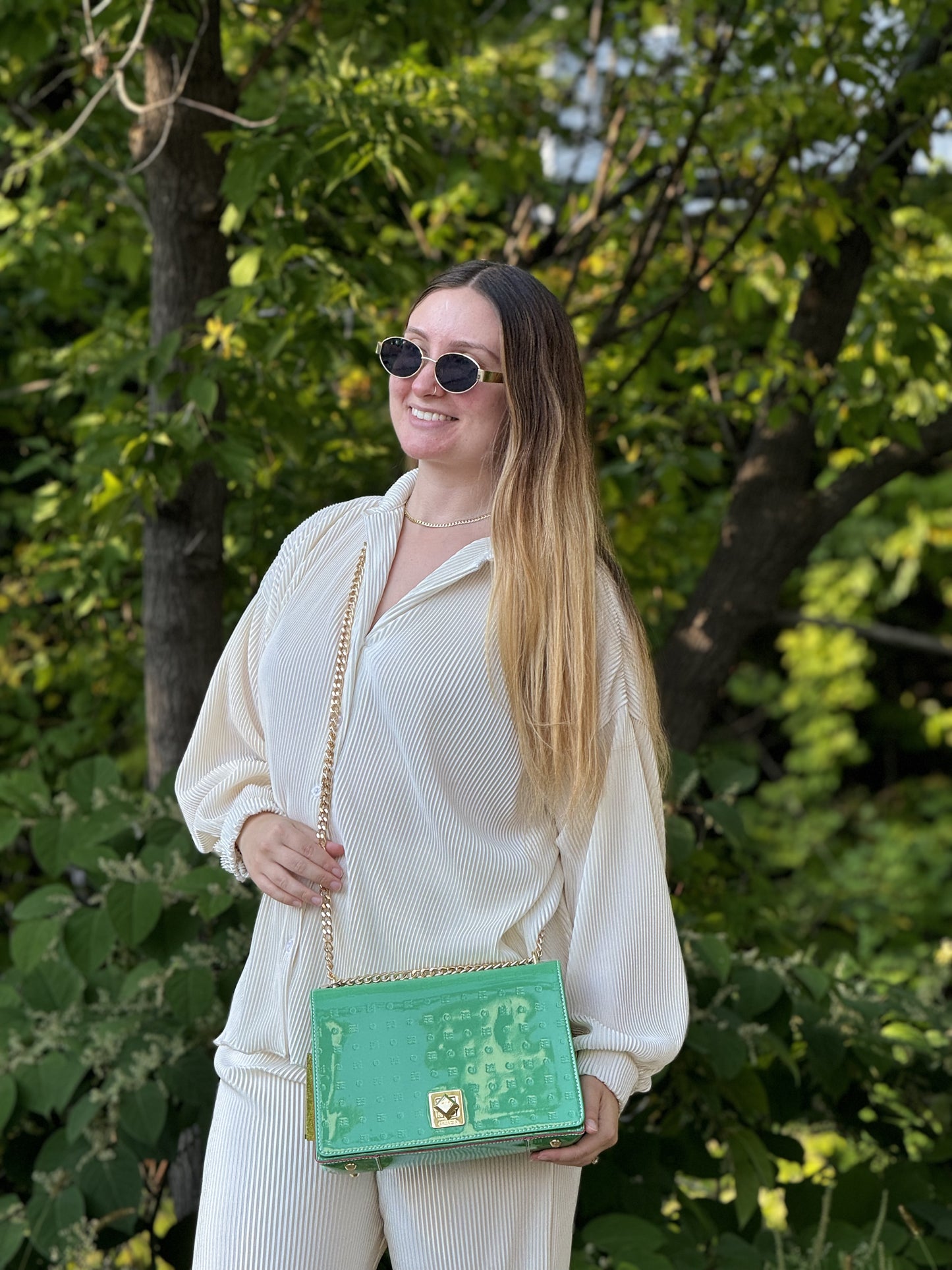 Morral 100% cuero Italiano