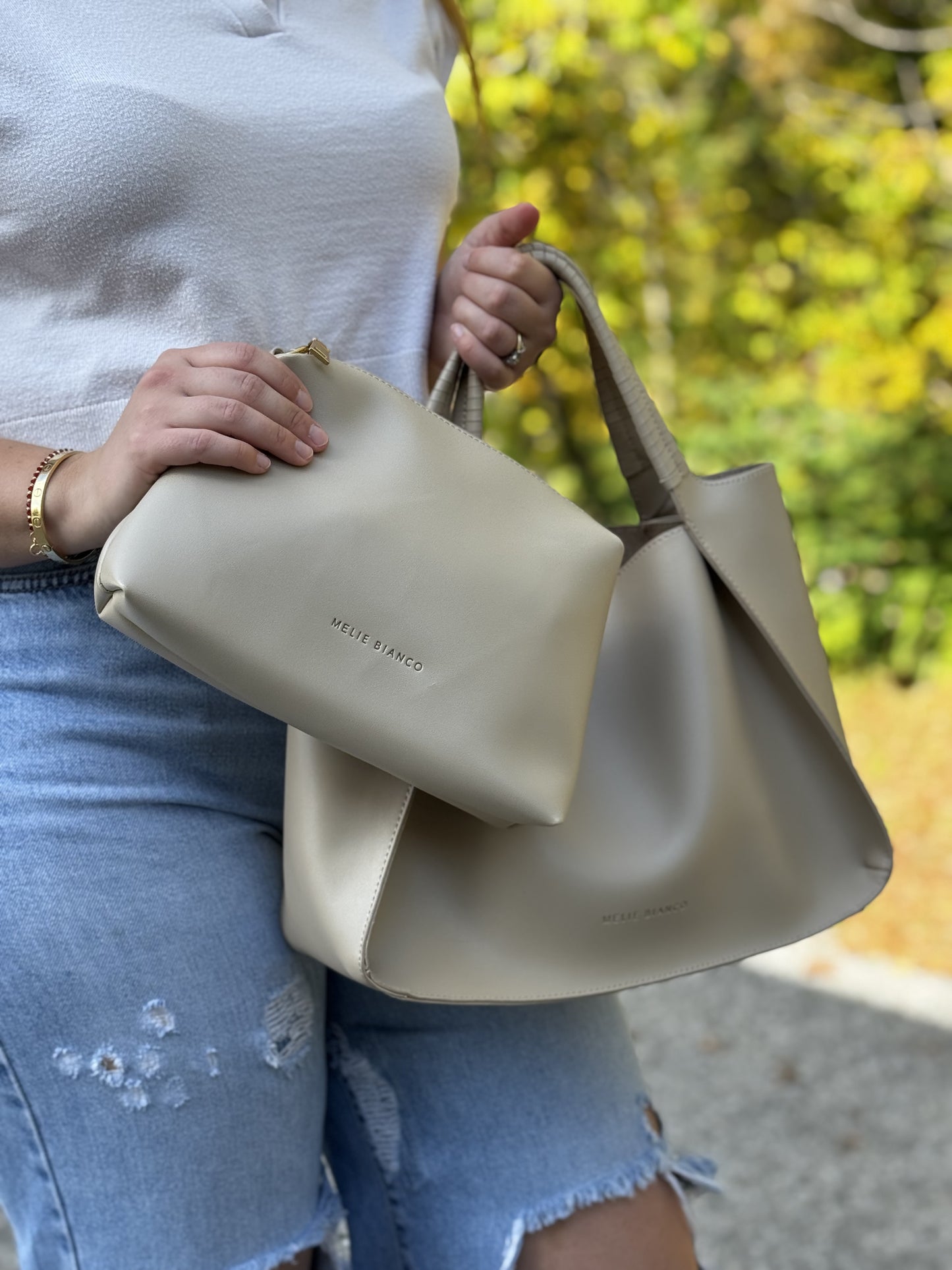 Cartera Melie Bianco