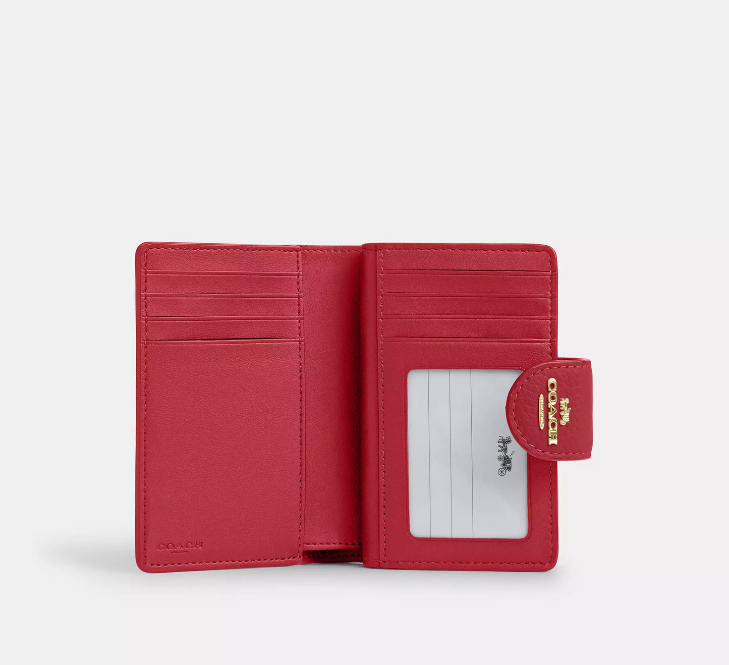 Medium Corner Zip Billetera Coach